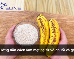 Hướng dẫn cách làm mặt nạ từ vỏ chuối và gạo