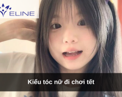 Kiểu tóc nữ đi chơi tết