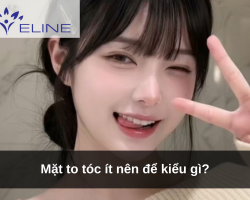 Mặt to tóc ít nên để kiểu gì?