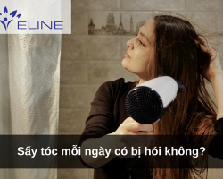 Sấy tóc mỗi ngày có bị hói không?