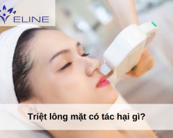 Triệt lông mặt có tác hại gì?
