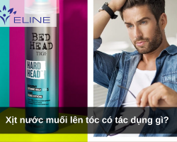 Xịt nước muối lên tóc có tác dụng gì? 