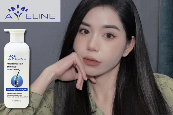 Giúp tóc bóng mượt với dầu gội Aveline