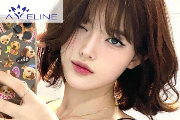 Tóc bob uốn phồng 